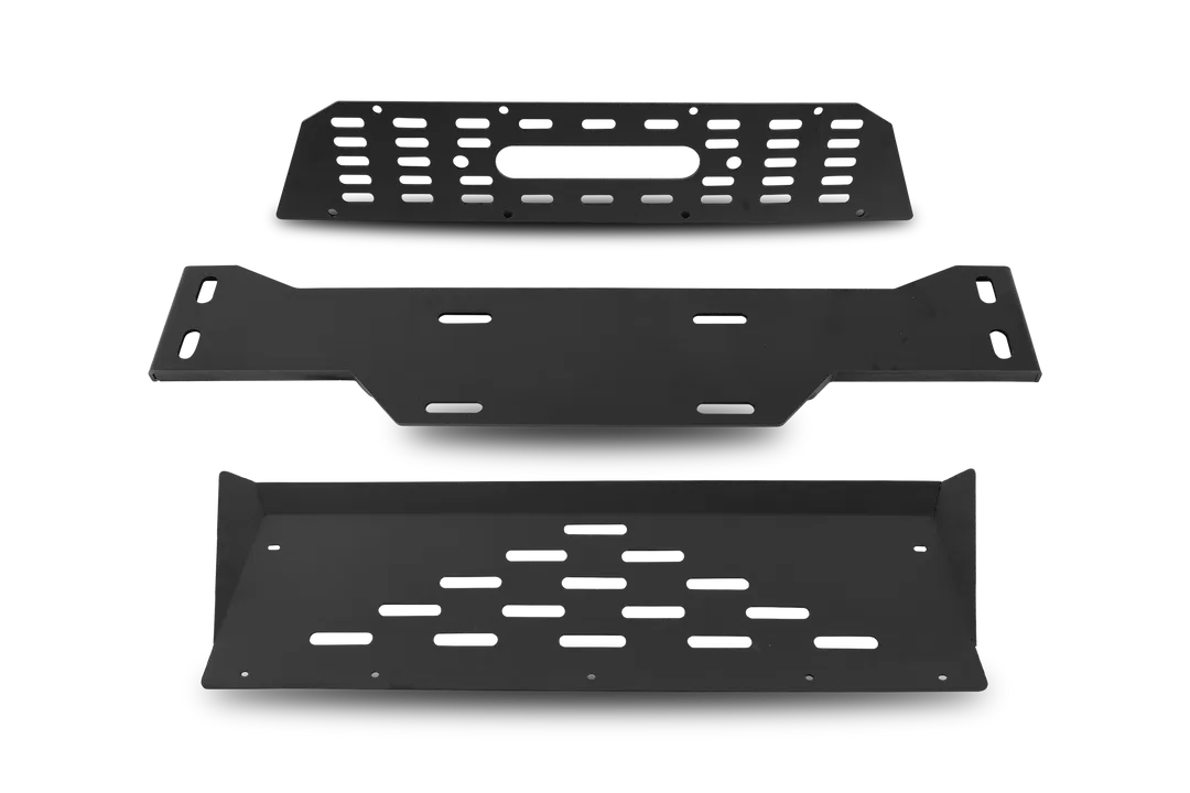 ATTF103A101-4-BX – WINJET Winch Mount, For Use With Up To 12000 Pound Most Standard Winch Bolt On Powder Coated Textu...